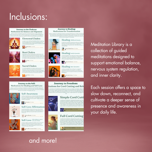 Meditation Library: Journey to Healing — 20+ Guided Meditations by Eilyn Reyes