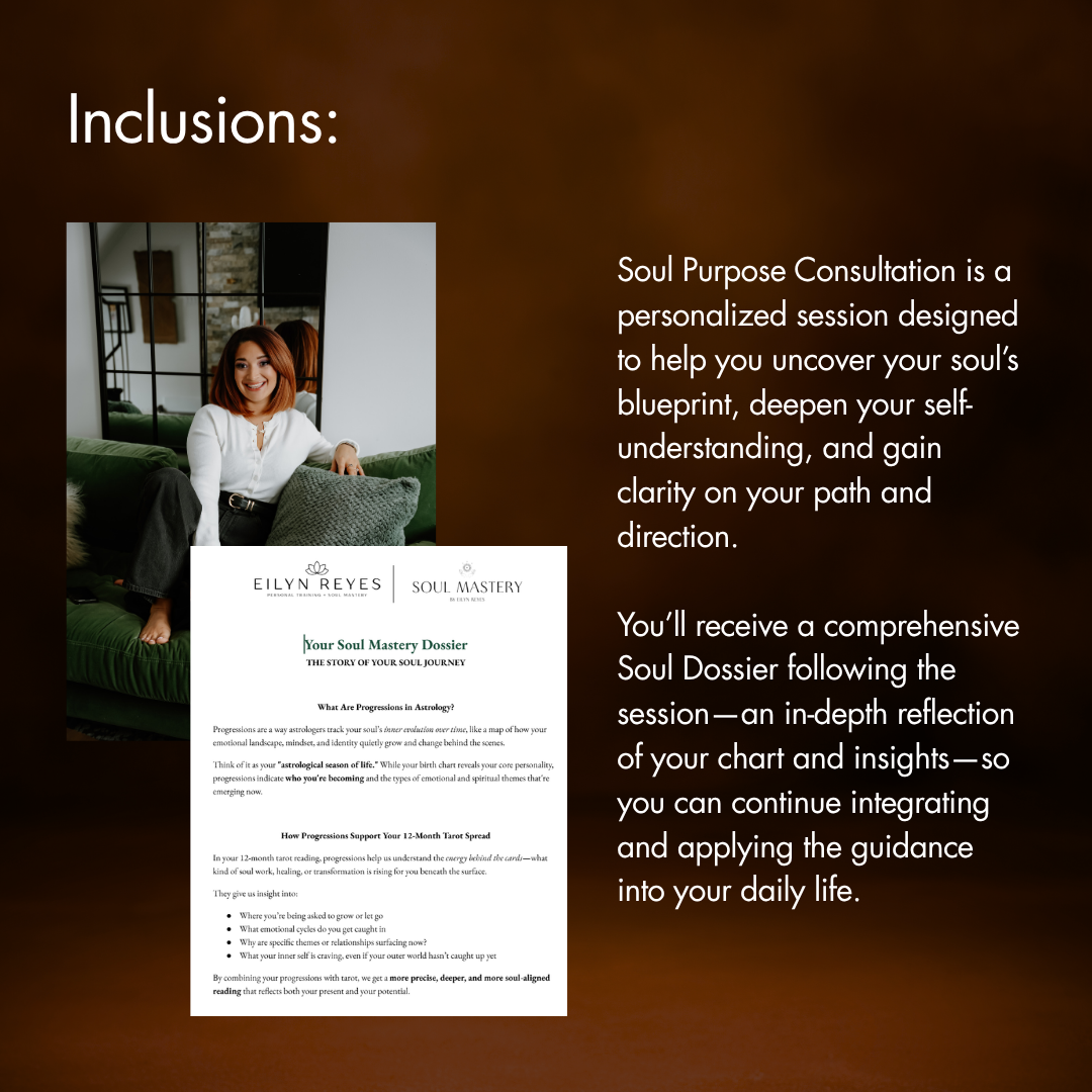Soul Purpose Consultation — 1:1 Session with Eilyn Reyes
