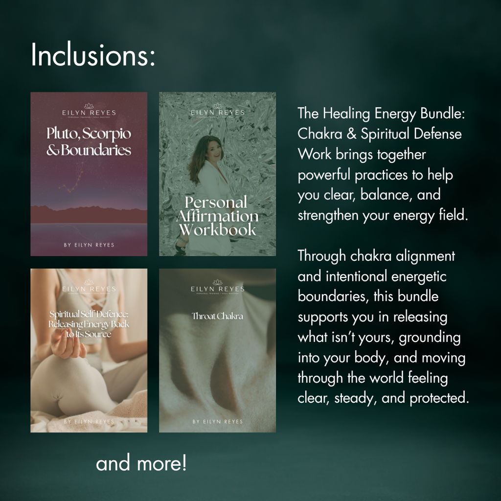Healing Energy Bundle — Chakra & Spiritual Defense Work by Eilyn Reyes