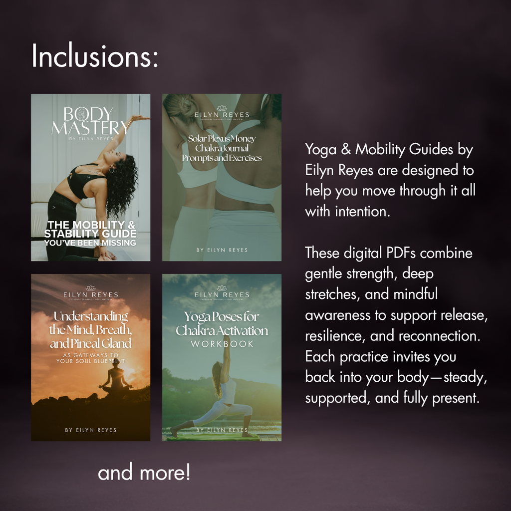 Yoga & Mobility Guide Collection — 4 Stress-Release Workbooks by Eilyn Reyes